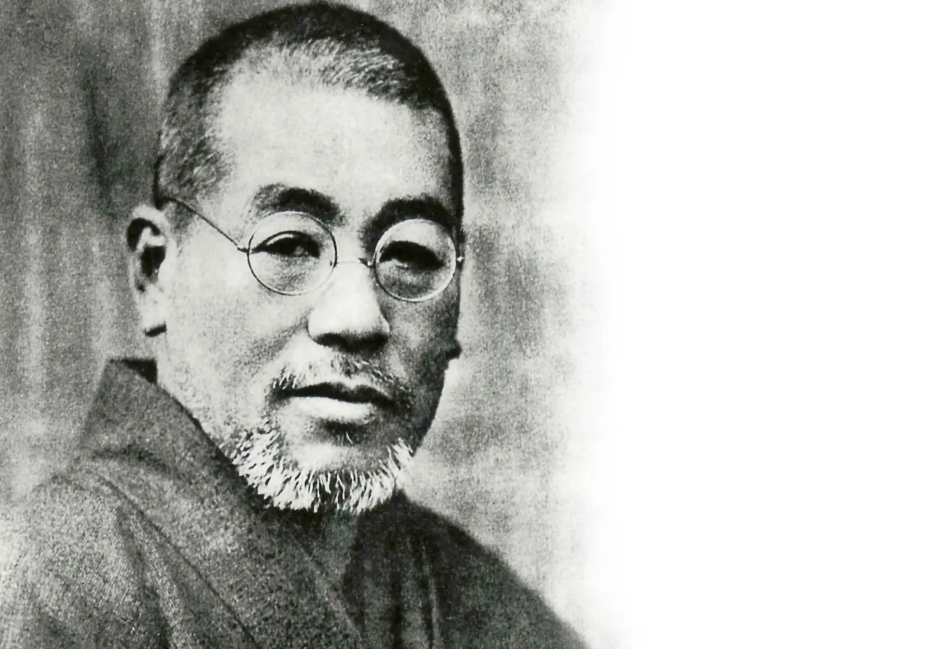 Retrato histórico de Mikao Usui, fundador del sistema de sanación natural Reiki Usui Shiki Ryoho.