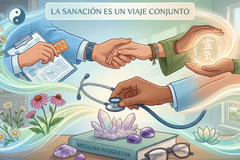 Sanación holística y colaboración médica - reiki complementario a la salud